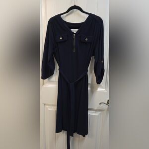 Emma & Michele Navy knit dress